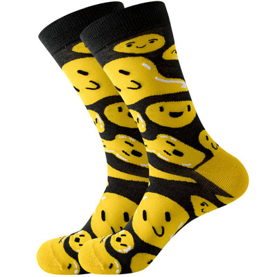 Tierische Socken in der Mitte der Wade Geometrische Herrensocken Tide