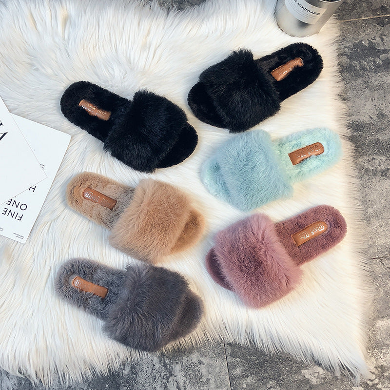 Ladies New Fashion Personality All-match Cotton Slippers