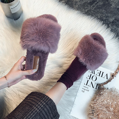 Ladies New Fashion Personality All-match Cotton Slippers