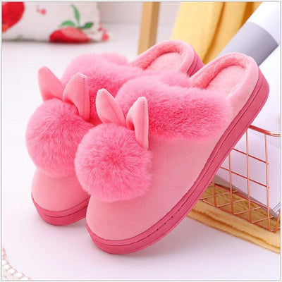 Pantuflas de algodón para mujer