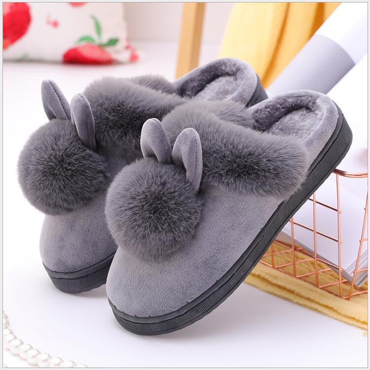 Pantuflas de algodón para mujer