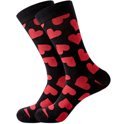 Tierische Socken in der Mitte der Wade Geometrische Herrensocken Tide