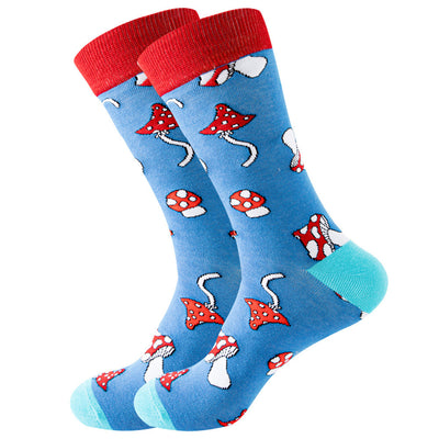 Tierische Socken in der Mitte der Wade Geometrische Herrensocken Tide