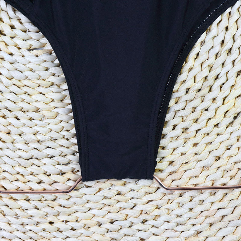 Women's V Neck Ruffle Sleeve Bathing Suit Ruched Tummy Control One Piece Swimsuits