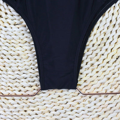 Women's V Neck Ruffle Sleeve Bathing Suit Ruched Tummy Control One Piece Swimsuits