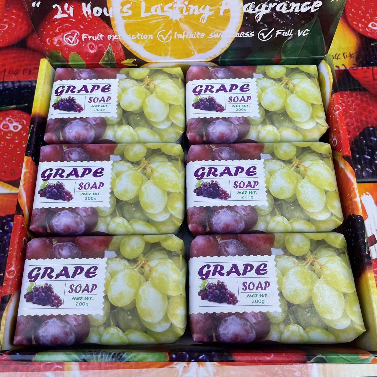 Soap Fruit Soap Grape Strawberry Household Xiaohongshu