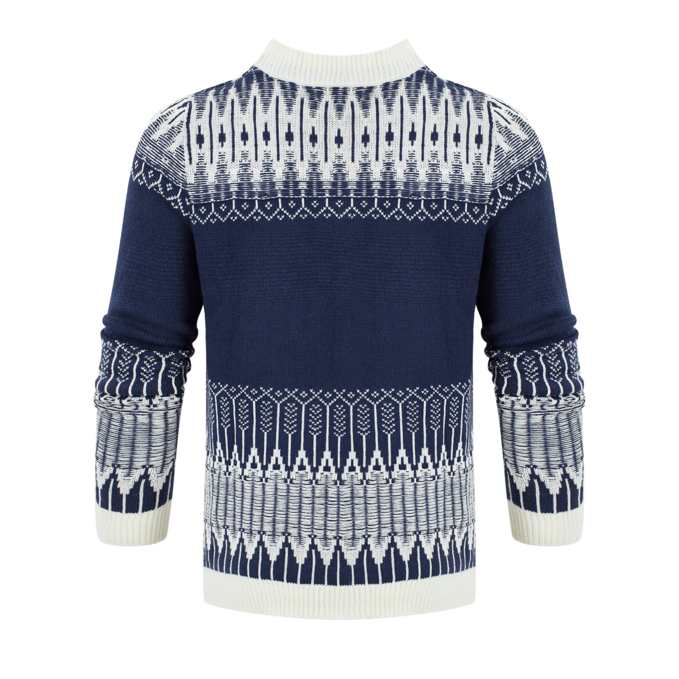 Men's Knitted Sweater Fashion Long-sleeved Pullover Tops Fall And Winter Clothing