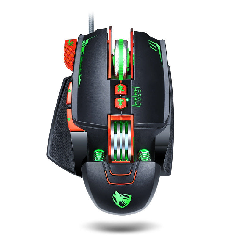 Ratón para juegos Thunder Wolf V9