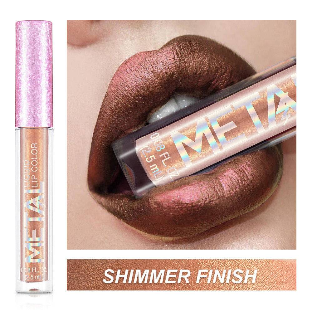 Metallic lip gloss



