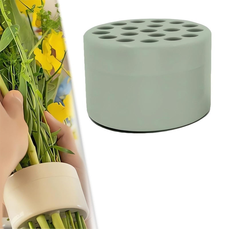 Soporte para ramo de flores en espiral, contenedor de flores de silicona