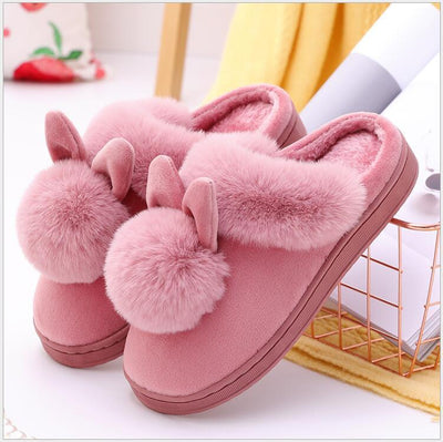 Pantuflas de algodón para mujer