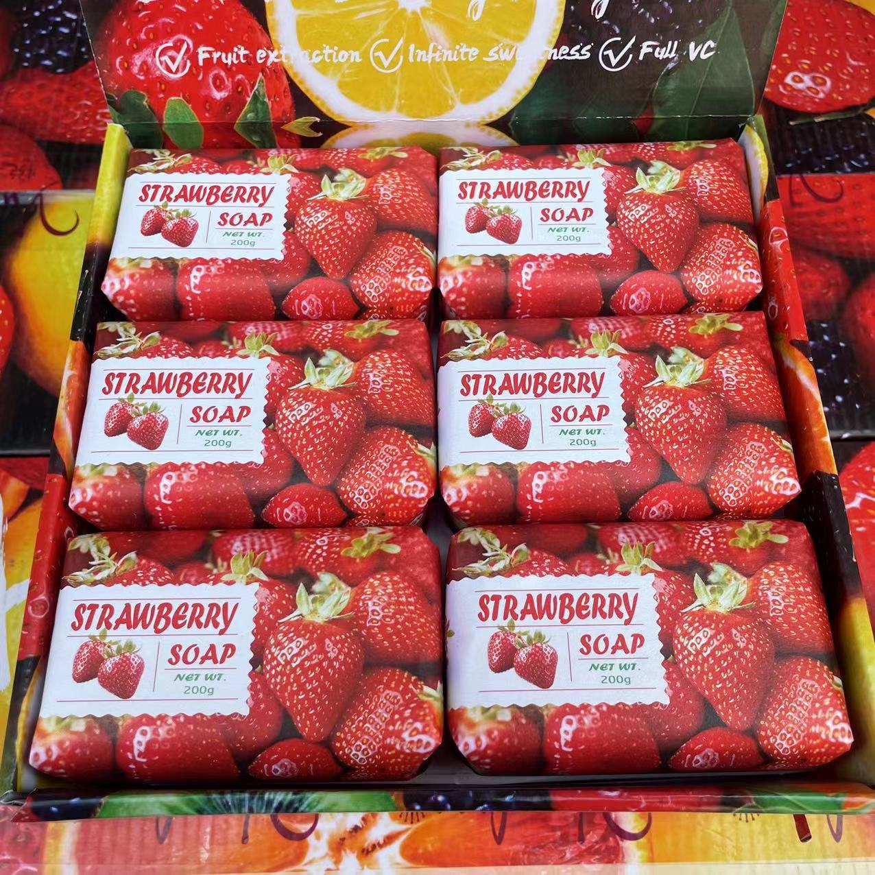 Soap Fruit Soap Grape Strawberry Household Xiaohongshu
