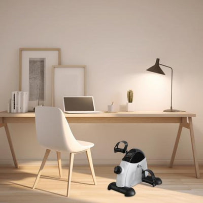 Mini Exercise Bike For Home Rehabilitation Training, With A Maximum Load Of 120 Kg And An Electronic Display And Instep Straps