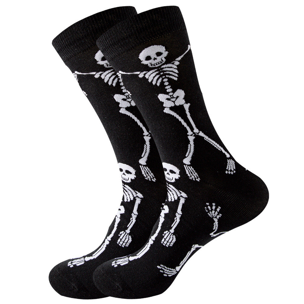 Tierische Socken in der Mitte der Wade Geometrische Herrensocken Tide
