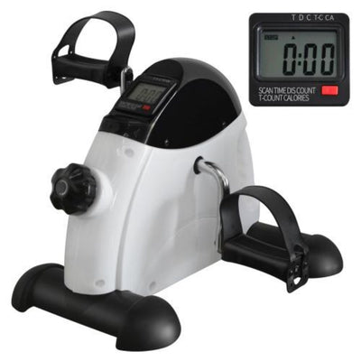Mini Exercise Bike For Home Rehabilitation Training, With A Maximum Load Of 120 Kg And An Electronic Display And Instep Straps