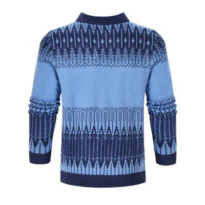 Men's Knitted Sweater Fashion Long-sleeved Pullover Tops Fall And Winter Clothing