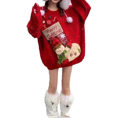 Christmas Sweater Women's Winter Loose