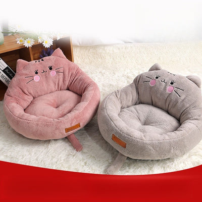 Cama para mascotas de dibujos animados, grande y pequeña, de tendencia, para perros y gatos.